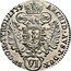 Austria 6 Kreuzer Maria Theresia Vienna 1739 KM# 1661 ARCHID AVST DVX BV COM TYR coin reverse