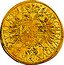 Austria Ducat Leopold I Graz 1661 KM# 1159 ARCHI AVS DVX BVR STYRIÆ coin reverse