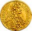 Austria Ducat Leopold I Graz 1693 KM# 1372 LEOPOLD9 D G R I S A G H B RX coin obverse