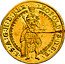 Austria Ducat Leopold I Graz 1676 IAN KM# 1290 LEOPOLDVS D G R I S A G H B REX coin obverse