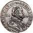 Austria Thaler Maximilian III Crowned Shield 1617 KM# 218.5 MAXIMIL DG AR C AV DVX BVR STIR 16 17 coin obverse