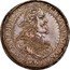 Austria Thaler Ferdinand III Vienna 1657 (c) KM# 1004 FERDINANDVS III D G ROM ( Y) IM SE AV GE HV BO REX coin obverse