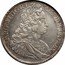 Austria Thaler Karl VI Vienna 1739 KM# 1579.3 CAROL:VI:D:G:R:I: S:A:GE:HI:HU:BO:REX: coin obverse