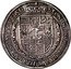 Austria Thaler (Rudolf II Hall) KM# 126.2 NECNON ARCHIDVCES AVS DVC BVR COMITES TIRO coin reverse