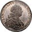 Austria 1/2 Thaler Franz I 1755 HA KM# 2036 FRANC D G R I S A GE IER R LO B M H D coin obverse