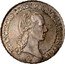 Austria 1/2 Thaler Franz I 1815 A KM# 2152 FRANSCISCUS I D G AVSTRIAE IMPERATOR coin obverse