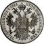 Austria 1/2 Thaler Franz I 1856 A KM# 2228.2 HVNG BOH LOMB ET VEN GAL LOD ILL REX A A 1856 coin reverse
