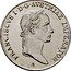 Austria 1/2 Thaler Franz I 1831 A KM# 2155 FRANCISCVS I. D. G. AVSTRIAE IMPERATOR coin obverse