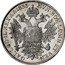 Austria 1/2 Thaler (Ferdinand I) KM# 2156 HVN BOH LOMB ET VEN GAL LOD ILL REX A A 1833 coin reverse