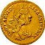 Austria 1/4 Ducat Karl VI Graz 1729 KM# 1605 CAROL VI D G R I S A G HI HV B REX coin obverse