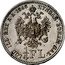 Austria 1/4 Florin Franz Joseph I 1868 A KM# 2216 HVNGAR BOHEM GAL 1/4 FL LOD ILL REX A A coin reverse