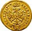 Austria 1/8 Ducat Joseph I Vienna 1707 KM# 1495 ARCHID AVST DVX (MM) BVR CO TYR coin reverse