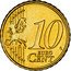 Austria 10 Euro Cent Stephansdom. New Relief Map 2012 KM# 3139 10 EURO CENT LL coin reverse