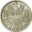 Austria 10 Groschen Imperial Eagle 1973 Proof KM# 2878 10 10 REPUBLIK ÖSTERREICH coin obverse
