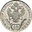 Austria 10 Kreuzer (Franz I) KM# 2132 HVN: BOH: GAL: REX. A: A: LO: WI: ET IN FR: D: coin reverse