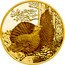 Austria 100 Euro Wildlife in our sights - Capercaillie 2015 Proof KM# 3246 coin reverse