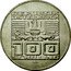 Austria 100 Schilling 50th Anniversary - Schilling 1975 KM# 2925 REPUBLIK ÖSTERREICH 100 SCHILLING coin obverse