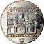 Austria 100 Schilling XII.Olympic Wintergames Innsbruck 1976 (h) KM# 2929 REPUBLIK ÖSTERREICH 100 SCHILLING GSOLL coin obverse