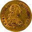 Austria 2 Ducat Joseph II 1777 E KM# 1869 IOS II D G R I S A GER IER REX coin obverse
