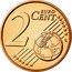 Austria 2 Euro Cent Edelweiss 2003 KM# 3083 2 EURO CENT LL coin reverse