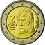Austria 2 Euro Peace prize winner Bertha von Suttner - member map 2002 KM# 3089 2 EURO 2002 coin obverse