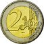 Austria 2 Euro Peace prize winner Bertha von Suttner - member map 2002 KM# 3089 2 EURO LL coin reverse