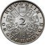 Austria 2 Schilling Death of Ignaz Seipel 1933 KM# 2849 REPUBLIK OESTERREICH 2 SCHILLING coin obverse