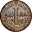 Austria 2 Thaler Franz Joseph I South Austrian Railways 1857 A KM# 2246.2 VOLLENDUNG DER OESTERREICHISCHEN SÜDBAHN 1857 2·VEREINSTHALER coin reverse