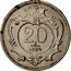 Austria 20 Heller Franz Joseph I 1894 KM# 2803 20 1894 coin reverse