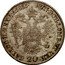 Austria 20 Kreuzer Franz I 1831 M KM# 2147 HVN· BOH· LOMB· ET VEN· GAL· LOD· IL· REX· A· A· 1832· 20 coin reverse
