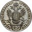 Austria 20 Kreuzer Franz I 1824 A KM# 2143 HVN·BOH·LOMB·ET VEN·	GAL·LOD·IL·REX·A·A·1819· 20 coin reverse