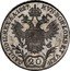 Austria 20 Kreuzer Franz I 1827 A KM# 2144 HVN BOH LOMB ET VEN (20) GAL LOD IL REX A A coin reverse