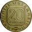 Austria 20 Schilling 70th deathanniversary prodigy Hugo Von Hofmannsthal 1999 KM# 3056 REPUBLIK ÖSTERREICH 20 SCHILLING 19 99 coin obverse