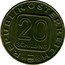Austria 20 Schilling (Vorarlberg - Martinsturm in Bregenz) KM# 2993.1 REPUBLIK ÖSTERREICH 20 SCHILLING 19 91 coin obverse