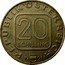 Austria 20 Schilling (200th Anniversary - Birth of Franz Grillparzer) KM# 2995.1 REPUBLIK ÖSTERREICH 20 SCHILLING 19 91 coin obverse