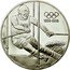 Austria 200 Schilling 100th Anniversary of Olympic Games - Skiing 1995 Proof KM# 3027 1896-1996 PT coin reverse
