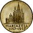 Austria 25 Schilling 8th Centennial - Mariazell Basilica 1957 KM# 2883 MARIAZELL 1157 - 1957 coin reverse