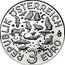 Austria 3 Euro Colorful Creatures - The Kingfisher 2017 Special Unc KM# 3264 REPUBLIK ÖSTERREICH 3 EURO coin obverse
