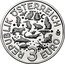 Austria 3 Euro Colorful Creatures - The Bat 2016 Proof KM# 3256 REPUBLIK ÖSTERREICH 3 EURO coin obverse