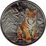 Austria 3 Euro Colorful Creatures - The Tiger 2017 Special Unc KM# 3262 2017 TIGER coin reverse