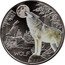 Austria 3 Euro Colourfull Creatures - The Wolf 2017 Special Unc KM# 3265 2017 WOLF coin reverse