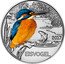 Austria 3 Euro Colorful Creatures - The Kingfisher 2017 Special Unc KM# 3264 2017 EISVOGEL coin reverse