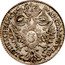 Austria 3 Kreuzer Joseph II 1780 A KM# 2058.1 ARCH A D BURG LOTH M D H coin reverse