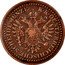 Austria 3 Kreuzer Franz Joseph I 1851 B KM# 2193 K·K·OESTERREICHISCHE SCHEIDEMÜNZE· coin obverse