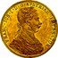 Austria 4 Ducat Franz Joseph I 1868 A KM# 2274 FRANC.IOS.I.D.G.AVSTRIAE IMPERATOR A coin obverse