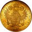 Austria 4 Ducat (Franz II) KM# 2175 GERM·HVN·BOH·REX·A·A· D·LOTH·VEN·SAL·1806· ( 4 ) coin reverse
