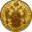 Austria 4 Ducat (Ferdinand I) KM# 2270 REX LOMB ET VEN DALM (4) GAL LOD ILL A A coin reverse