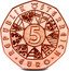 Austria 5 Euro Easter lamb 2017 KM# 3266 5 EURO REPUBLIK ÖSTERREICH coin obverse