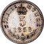 Austria 5 Kreuzer Franz Joseph I 1858 A KM# 2197 SCHEIDE MÜNZE 5 1859 A coin reverse