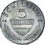 Austria 5 Schilling Rider 1968 KM# 2889 SCHILLING 5 19 65 coin reverse